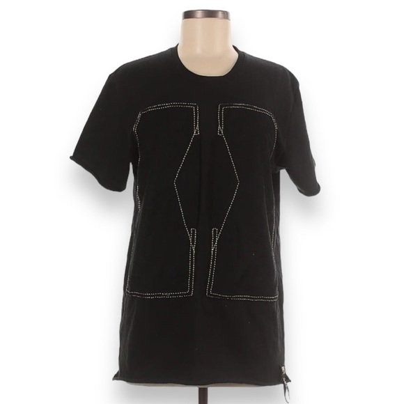 Be.Spoke Black Minimalist Cotton Blend unisex Streetwear T-Shirt - Picture 3 of 9